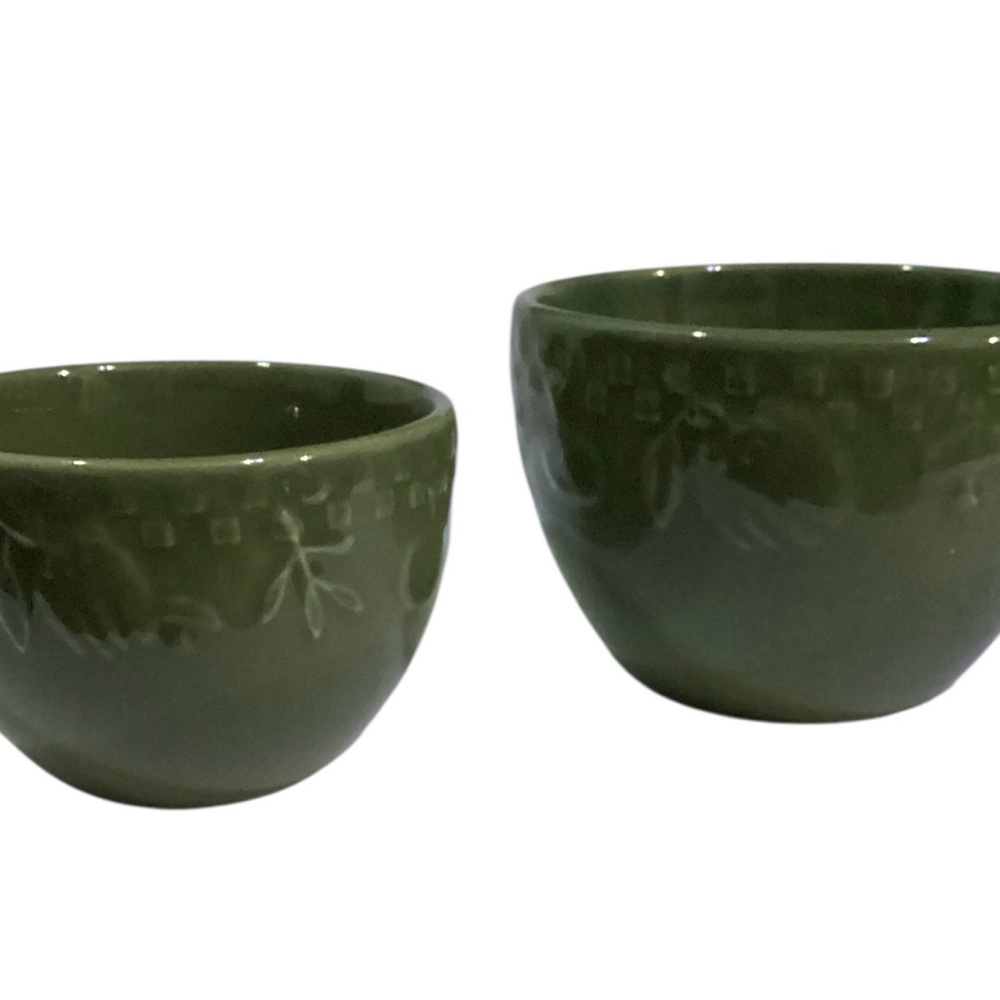 Elegant Green Ceramic Bowl Set - Picture 5 of 5